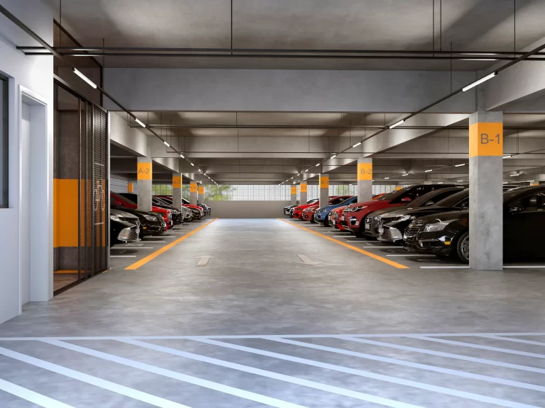 Estacionamento coberto
